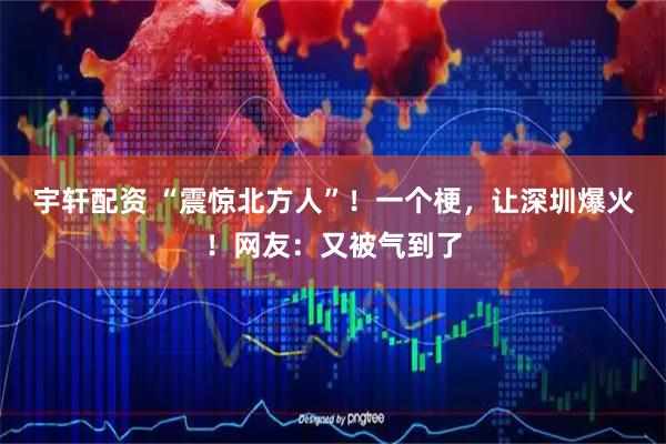 宇轩配资 “震惊北方人”！一个梗，让深圳爆火！网友：又被气到了